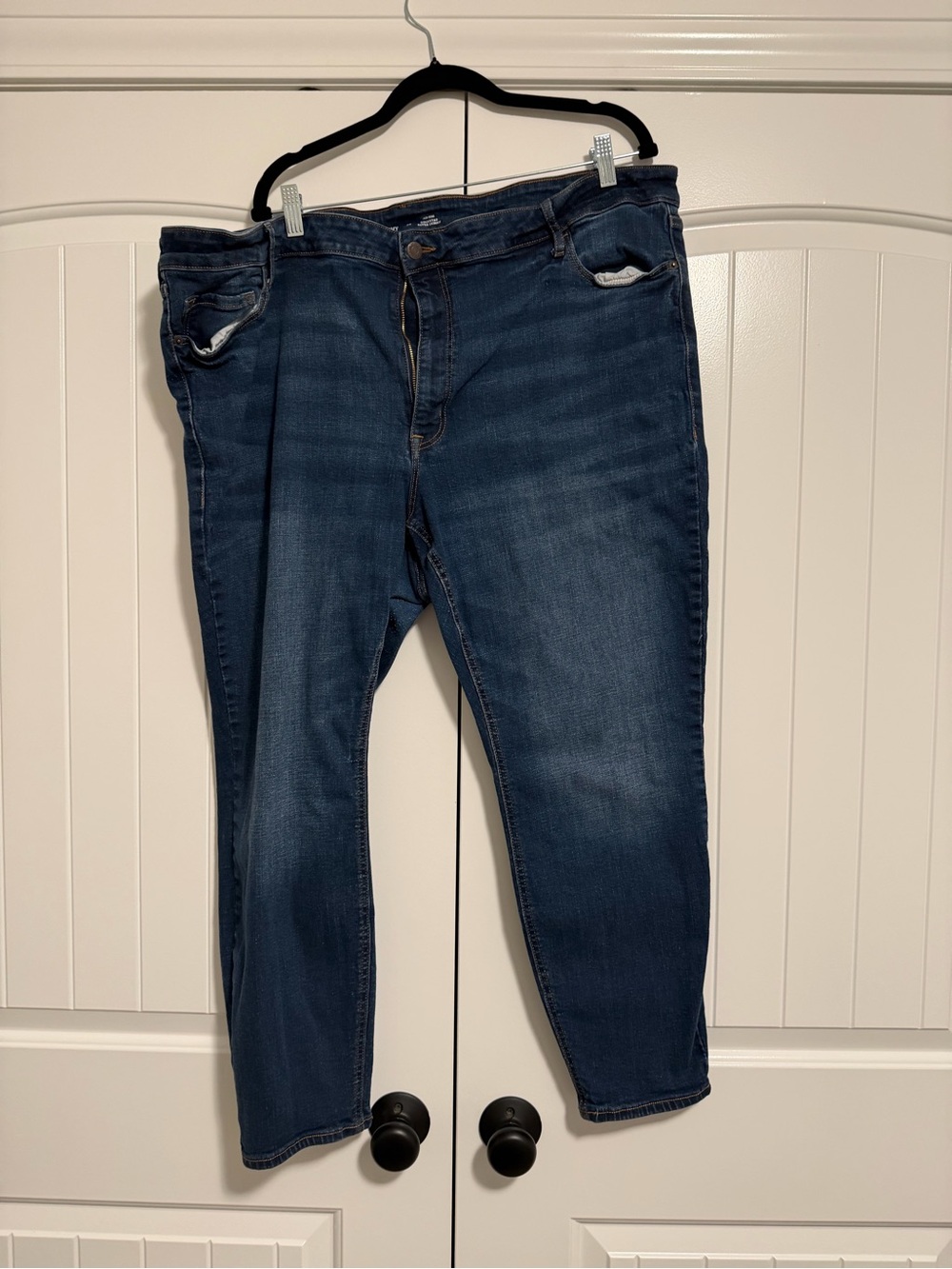 Old Navy Dark Blue Ankle Crop Jeans
